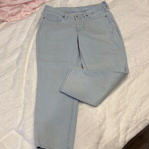Old Navy Women's Light Blue OG Straight Leg Jeans 12
